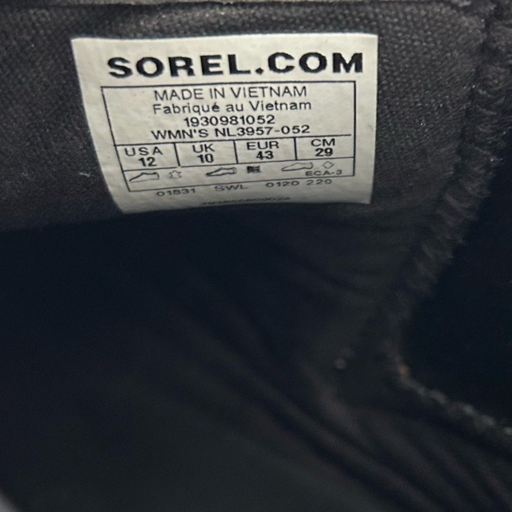 Sorel Lennox Chelsea Waterproof Boots in Quarry Gray women’s size 12/43 EU - Picture 8 of 8